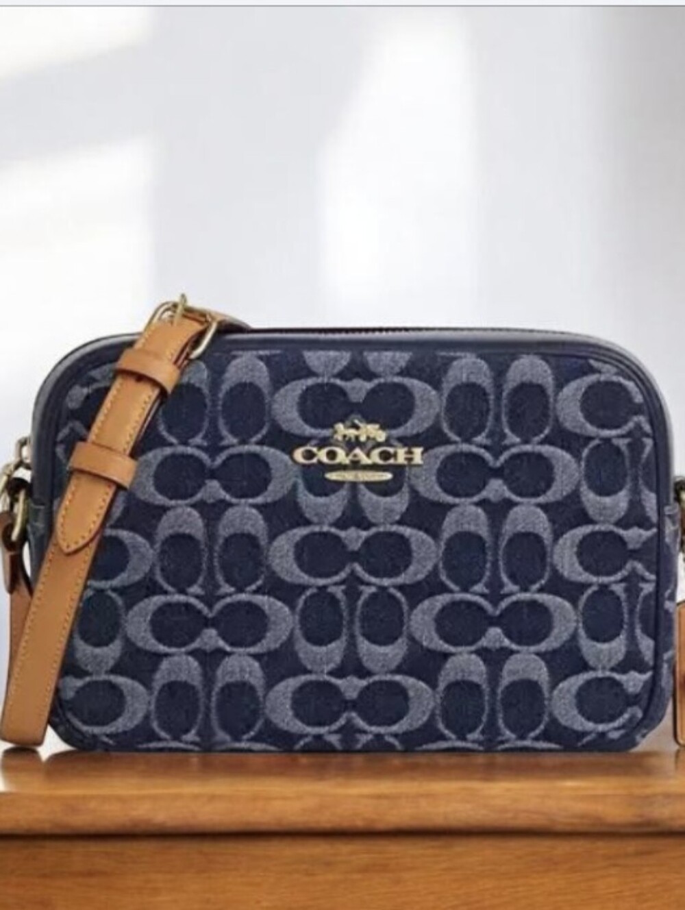 Coach Jamie Camera Bag in Signature Denim